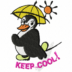 Pinguins Embroidery Design 11 Pinguins Embroidery Design 11